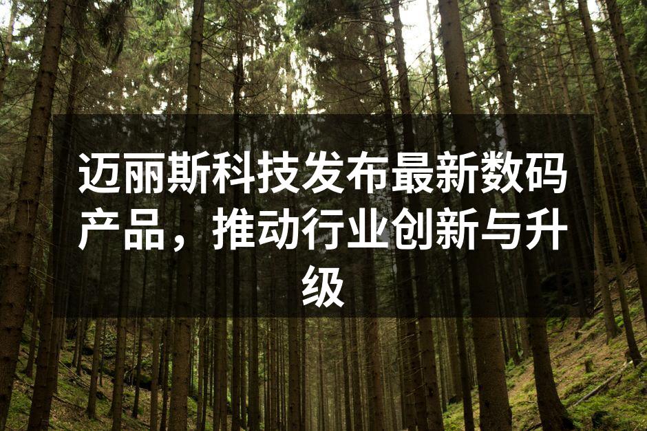 迈丽斯科技发布会现场
