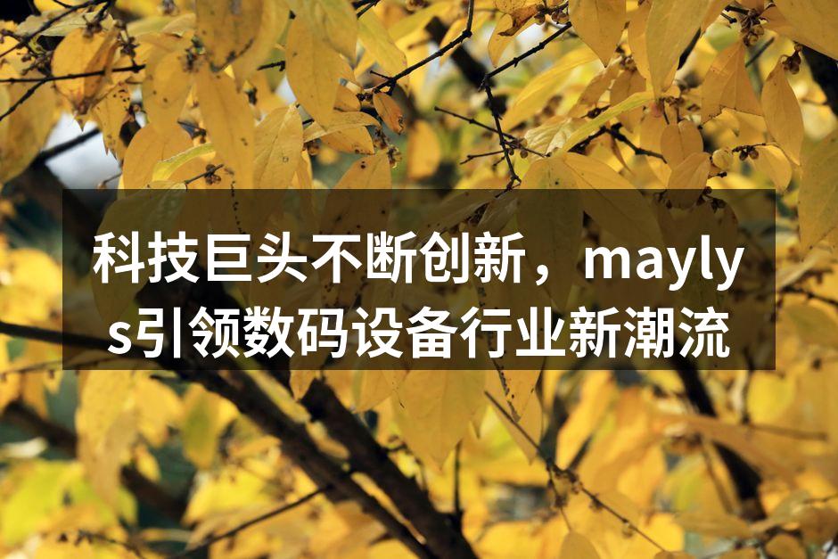 maylys最新数码设备展示