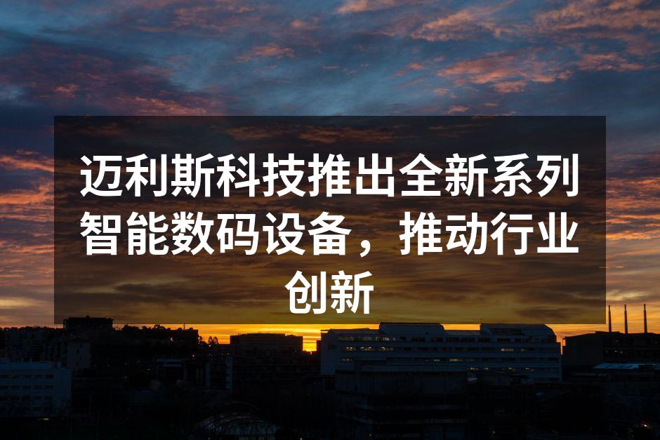 迈利斯科技年度产品发布会现场